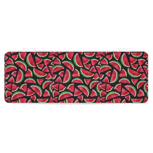 Cmagnifico Federmäppchen, rote Wassermelone, kreative einfache Schreibwaren-Box, 19,5 x 7,1 x 2,7 cm, Stil:, Einheitsgröße, Federmäppchen von Cmagnifico
