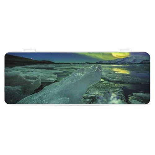 Cmagnifico Federmäppchen, schöne Nordlichter, kreative einfache Schreibwaren-Box, 19,5 x 7,1 x 2,7 cm, Stil:, Einheitsgröße, Federmäppchen von Cmagnifico