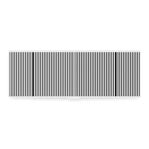 Cmagnifico Federmäppchen, schwarz, gestreift, kreative einfache Schreibwaren-Box, 19,5 x 6,8 x 3 cm, Stil:, Einheitsgröße, Federmäppchen von Cmagnifico