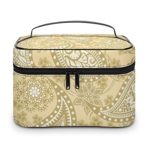 Cmagnifico Kosmetiktasche, Fuji Mountain Cherry Tree in Japan Make-up-Tasche, Leder Reise-Kulturbeutel für Damen, Stil 1, 25x18x15cm von Cmagnifico