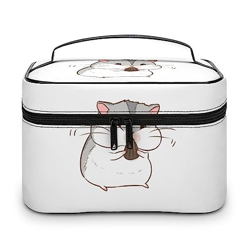 Cmagnifico Kosmetiktasche, Katzennagelmuster, Katzenmuster, Make-up-Tasche, Leder, Reise-Kulturbeutel für Damen, Stil: 8-1, 25x18x15cm von Cmagnifico