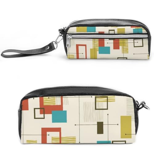 Cmagnifico Leder-Federmäppchen, modernes Schreibwarenetui für Büro und Schule, Geschäftsreisetasche oder kleine Werkzeugbox, Make-up-Tasche von Cmagnifico