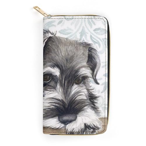 Cmagnifico Ledergeldbörse, Lesben-Pride-Flagge, kleine Größe und großes Fassungsvermögen, leicht zu tragen, Stil 1, 19.7x10.5cm, Modern von Cmagnifico