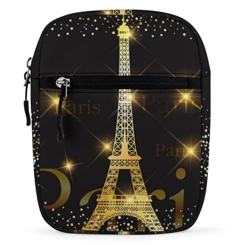 Cmagnifico Umhängetasche Paris Eiffelturm Frankreich Crossbody Bag Multi Purpose Small Satchel für Arbeit Business Reisen von Cmagnifico