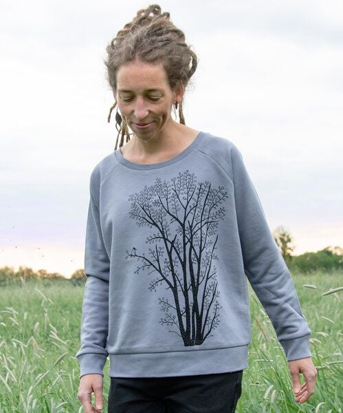 Cmig Damen Pullover Erle mit Elster von Cmig