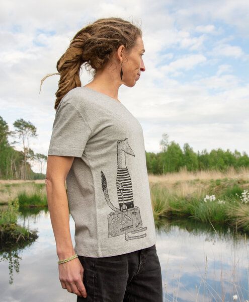 Cmig Damen T-Shirt Reise Wiesel von Cmig