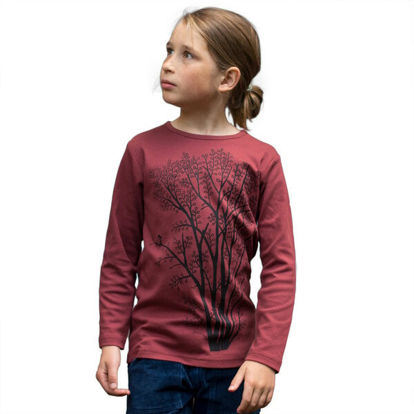 Cmig Erle mit Elster Langarmshirt für Kinder von Cmig