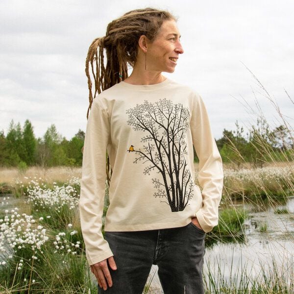 Cmig Erle mit Elster Langarmshirt von Cmig