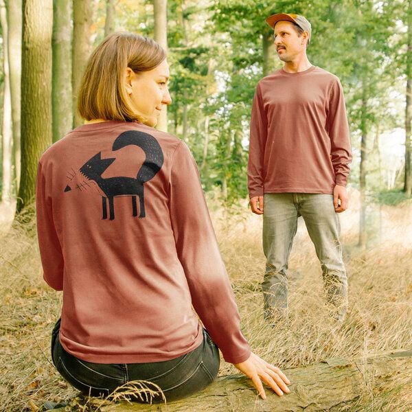 Cmig Franzi Fuchs Langarmshirt unisex von Cmig