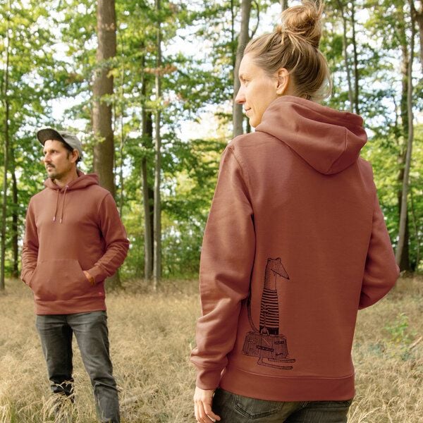 Cmig Unisex Hoodie Reisewiesel von Cmig