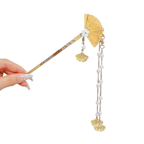 Cmis Kbei 1 x Haarspange im chinesischen Stil für Frauen, Haarnadeln, Blume, handgefertigt, Schmuck, Zubehör, Haarschmuck (10 Stück) von Cmis Kbei