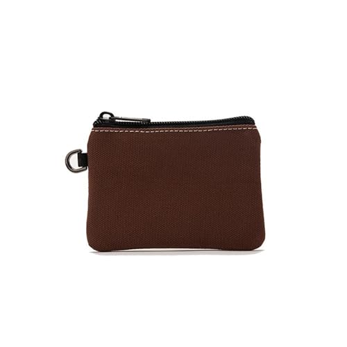 Cmis Kbei Einfarbige Münzgeldbörse aus Segeltuch, Reißverschluss, Mini-Münztasche, Schlüsseltasche, Geldfach, für Damen und Herren, einfache Münzgeldbörse, kleine Geldbörse, a9, Einheitsgröße von Cmis Kbei
