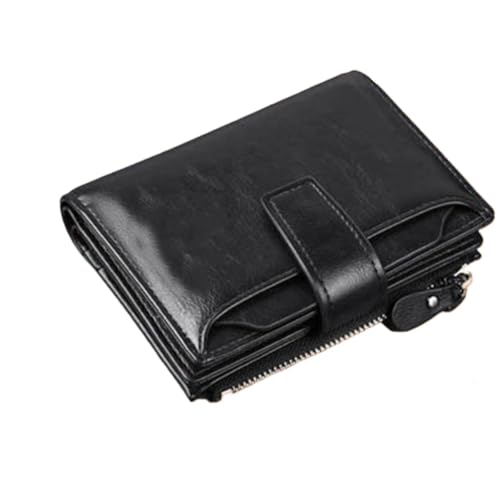 Cmis Kbei Herren Geldbörse Geldbörse RFID Blocking Mann PU Leder Geldbörse Reißverschluss Visitenkartenhalter Geldtasche Geldbeutel Herren, Schwarz , Einheitsgröße von Cmis Kbei