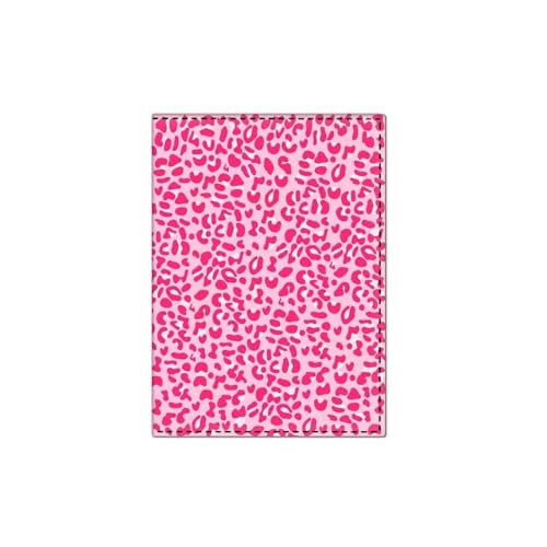 Cmis Kbei Leopard Print Passport Halter Reise Blume Frauen Pass Abdeckung PU Leder Kreditkarte Brieftasche Schwarz Ticket Pässe Fall, D, Einheitsgröße, d, One size von Cmis Kbei