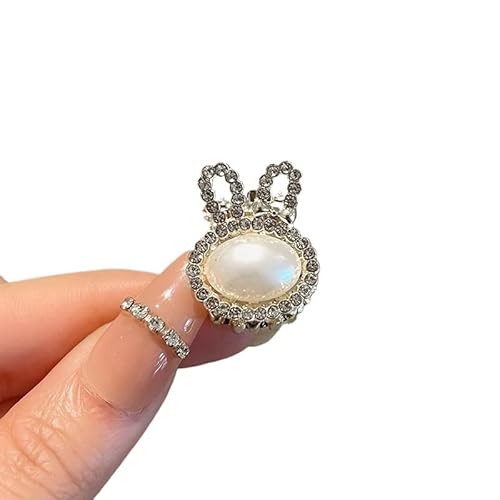 Cmis Kbei Mini-Haarklammer mit Perlen und Strasssteinen, Retro-Diamant-Blume, für Damen und Mädchen, Krabben-Klammer, kleine Haarnadeln (3049) von Cmis Kbei