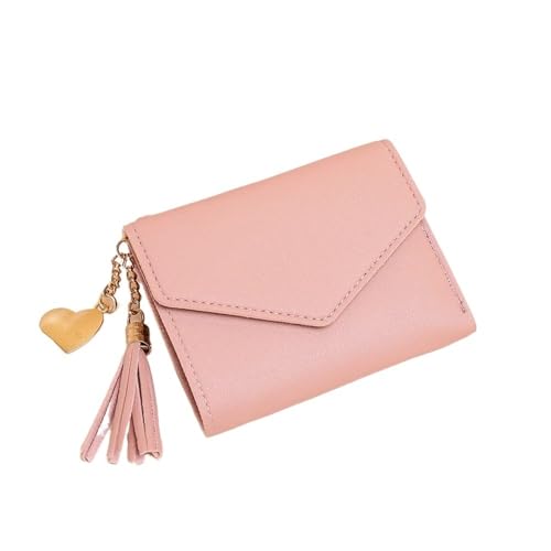Cmis Kbei Modische Damen-Geldbörse, einfacher Reißverschluss, schwarz, weiß, grau, rot, langer Abschnitt, Clutch, Geldbörse, weiches PU-Leder, Geldtasche, Rosa (2), Einheitsgröße von Cmis Kbei
