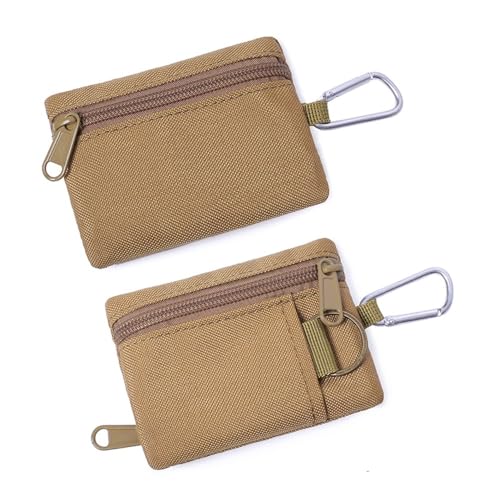 Cmis Kbei Multifunktionale Mini-Geldbörse für den Außenbereich, Sport, Geldbeutel, Bankkarte, Münzaufbewahrung, Geldbörse, einfarbig, 2PCS von Cmis Kbei