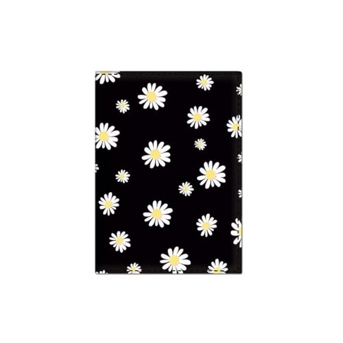 Cmis Kbei Reisepasshülle für Damen mit Leopardenmuster aus Kunstleder für Reisepass, Schwarz, B, one size von Cmis Kbei