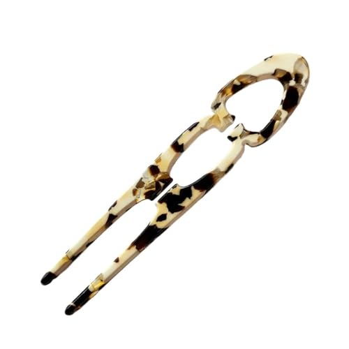 Cmis Kbei Süßer Acetat-Haarknoten, U-förmig, Fshion-Design, Haarnadel, Fleischbällchen, Haarklammer für Damen und Mädchen (7) von Cmis Kbei