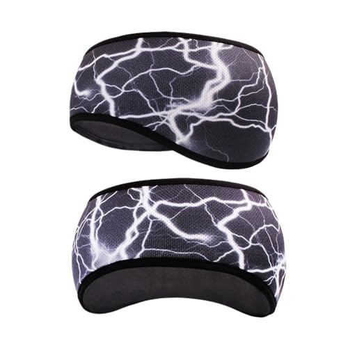 Outdoor-Sport-Haar-Schweiß-Fleece, Ohrenschützer, Stirnband, Laufen, Stirnband, Ohrwärmer, Winterschweißband (C) von Cmis Kbei