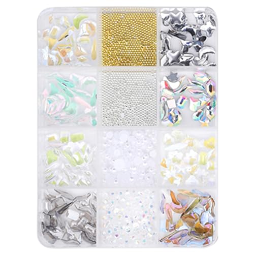 12 Gitter 3d Bögen Nagel Charms Bowknot Nails Art Charms Gemischte Form Nägel Kunst Gemeine Nägel Kunstdekorationen Für Frauen Mädchen von Cnrfeoap