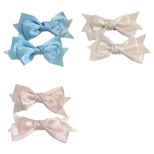 2 x Haarspangen in Schleifenform, Brautschleife, Feder-Haarspange, Hochzeits-Haarspange für Damen, Pferdeschwanz-Haarspange von Cnrfeoap