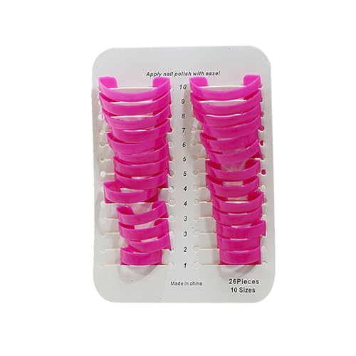 26 Stück/Set Wiederverwendbare Nägel Politur Schutz Nägel Politur Schutz Maniküre Protector Tool C Shield Nägel Protector für Damen 26 Stück/Set Wiederverwendbare Nägel Politur Schutz Nägel Politur Schutz Maniküre Protector Tool C Shield Nägel Protector für Damen von Cnrfeoap