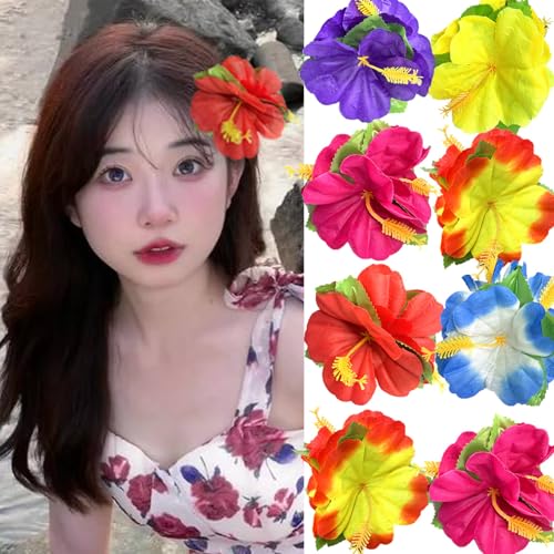 Bunte Blumen-Haarnadeln für Damen, Blumen-Haarspange für Themenveranstaltungen, Bühnenauftritte, Hochzeiten, Partys und Feiern von Cnrfeoap