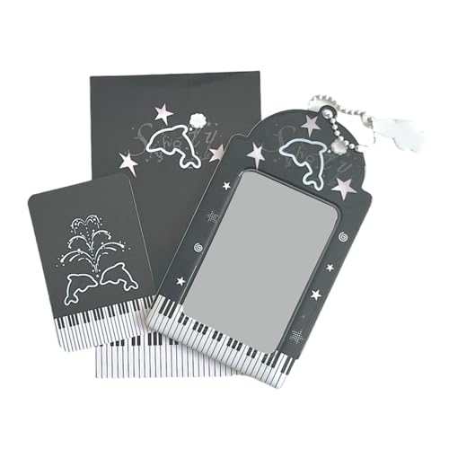 Cnrfeoap Photo Kartenhülle Mit Perlenketten Fotokartenabdeckungen PVC Kartenärmel Für Frauen Schüler Keyring Beutel Rucksäcke Charm PVC Protectors Ärmel von Cnrfeoap