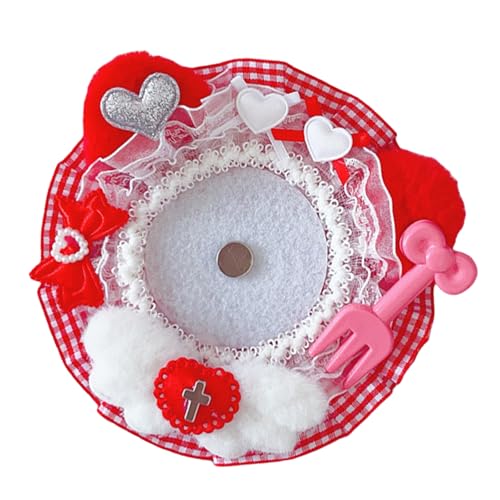 Cnrfeoap Multifunktionaler Spitzenbrosche Showcase Stand Handmade Pin Abzeichen Accessoire Füllte Tablett Basis Für Modische Frauen von Cnrfeoap