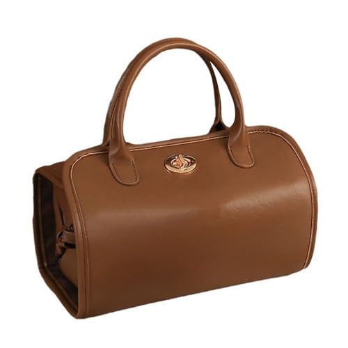 PU Leder wasserdichte Kosmetiktasche mit mehreren Fächern 4 in 1 Reise Make-up Organizer Kulturbeutel für Frauen Elegant PU Leder Kulturbeutel von Cnrfeoap