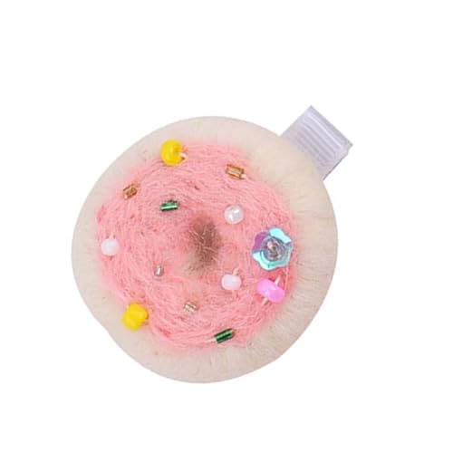 Vlies-Donut-Haarspange für Kinder, elegante Haarnadel, Entenschnabel-Clip, seitliche Haarspangen für Frauen, seitlicher Pony, Haarstyling-Clip Vlies-Donut-Haarspange für Kinder, elegante Haarnadel, Entenschnabel-Clip, seitliche Haarspangen für Frauen, seitlicher Pony, Haarstyling-Clip von Cnrfeoap
