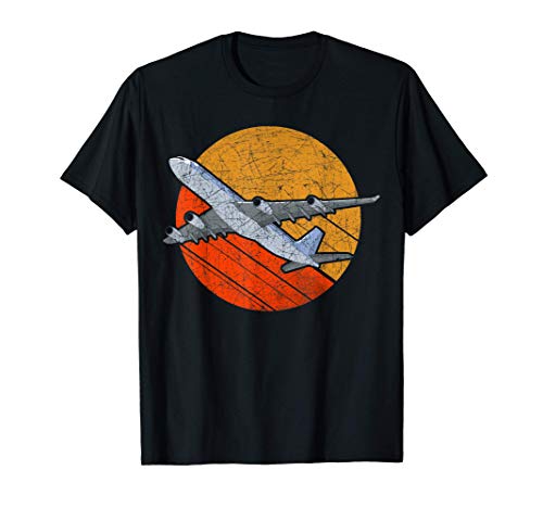 Flieger Kinder Geschenk Sonnenuntergang Flugzeug Pilot T-Shirt von Co-Pilot Flugzeug Stewardess Pilot