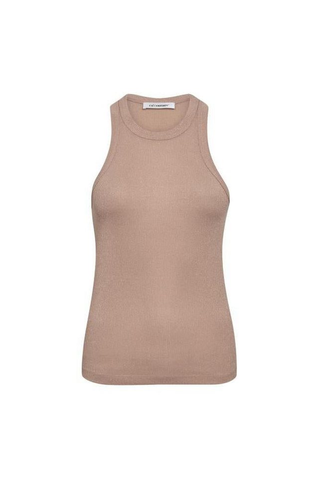 Co'couture Plisseerock Nudefarbenes Tanktop von Co'couture