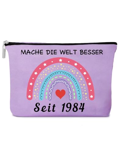 Geschenk 41 Geburtstag Frauen - Violette Geburtstagstasche Geschenk zum 41 Geburtstag Frau. Personalisierte Geschenk zum 41 Geburtstag für eine Freundin, Mutter oder Tochter von CoCoCherry