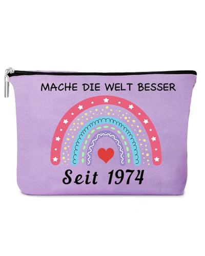 Geschenk 51 Geburtstag Frauen - Violette Geburtstagstasche Geschenk zum 51 Geburtstag Frau. Personalisierte Geschenk zum 51 Geburtstag für eine Freundin, Tochter von CoCoCherry