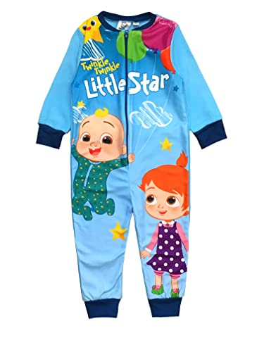 CoComelon, Einteiler für Jungen oder Mädchen, Unisex-Schlafanzug, All-in-One-Pyjama, Blau, Alter 18-24 Monate von CoComelon