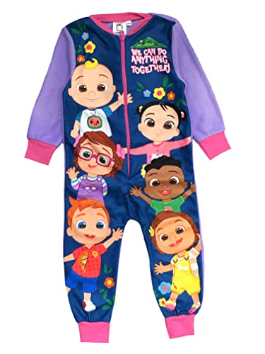 CoComelon, Einteiler für Jungen oder Mädchen, Unisex-Schlafanzug, All-in-One-Pyjama, Lila, Alter 12-18 Monate von CoComelon