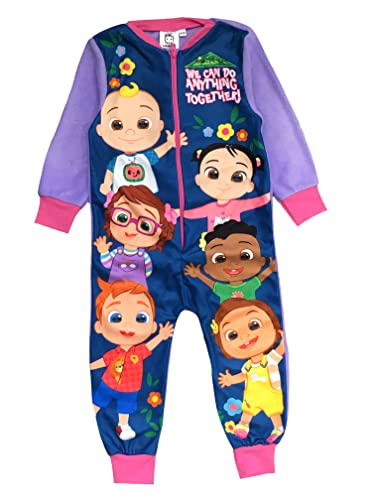 CoComelon, Einteiler für Jungen oder Mädchen, Unisex-Schlafanzug, All-in-One-Pyjama, Lila, Alter 12-18 Monate von CoComelon