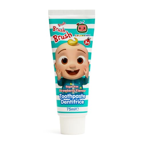 CoComelon Kinderzahnpasta – Erdbeergeschmack – zuckerfrei – 74 ml – preisgekrönt von CoComelon