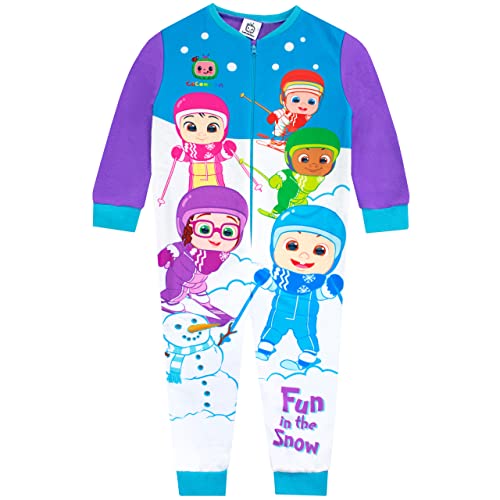 CoComelon Mädchen Fleece-Strampler JJ Lila 92 von CoComelon