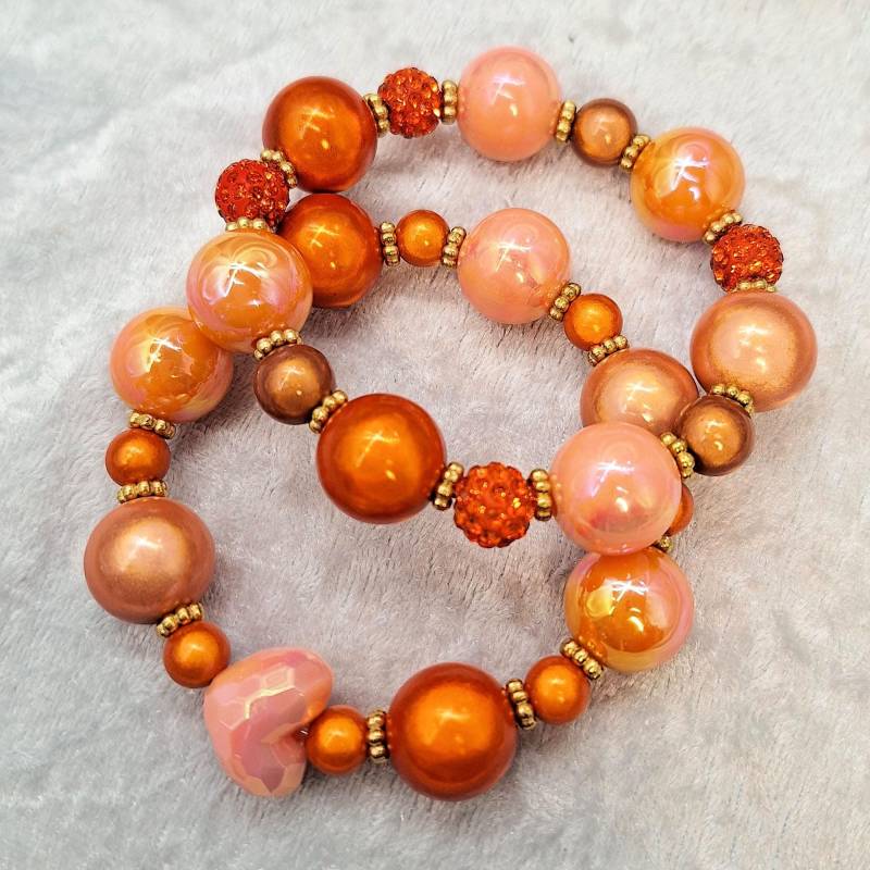 Miracle Beads Magic Statement Armband Orange | Boho Chic Schmuck, Handgemachtes Trendaccessoire, Geschenk Für Sie Miracle Beads Magic Statement Armband Orange | Boho Chic Schmuck, Handgemachtes Trendaccessoire, Geschenk Für Sie von CoWoWeiSchmuck