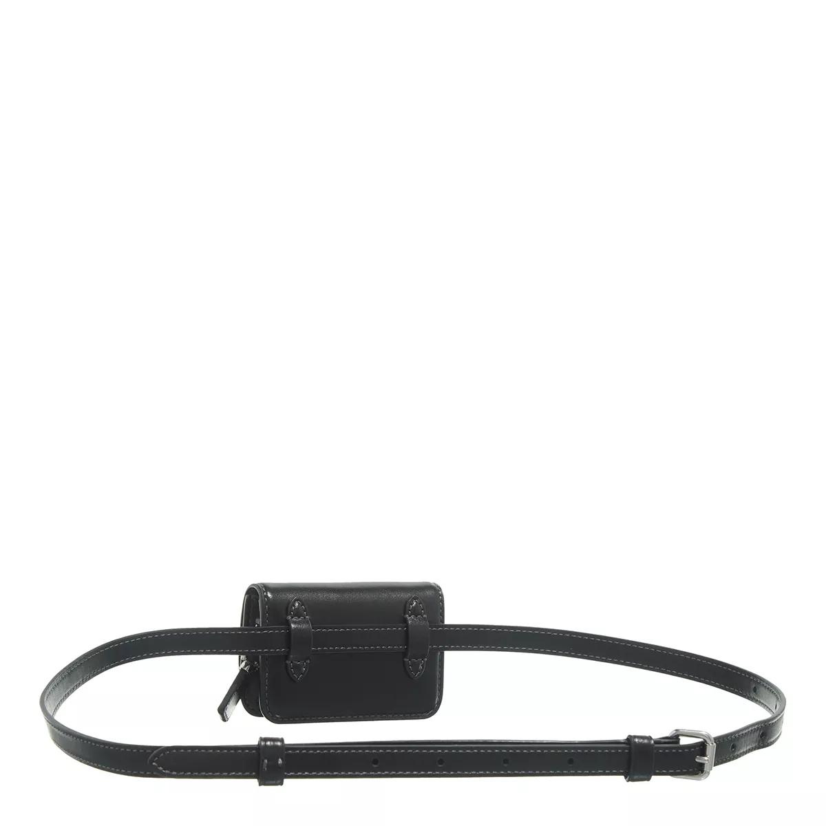 Coach Bauchtaschen - Luxe Refined Calf Leather Bandit Card Belt Bag - Gr. ONE - in Schwarz - für Damen von Coach