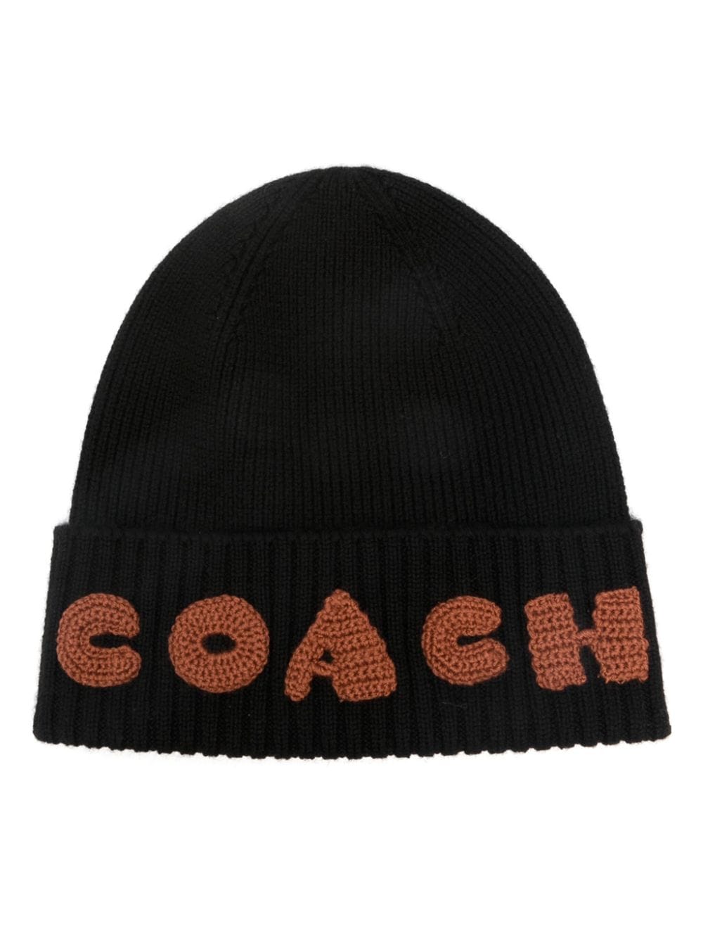 Coach Beanie mit Logo-Stickerei - Schwarz von Coach