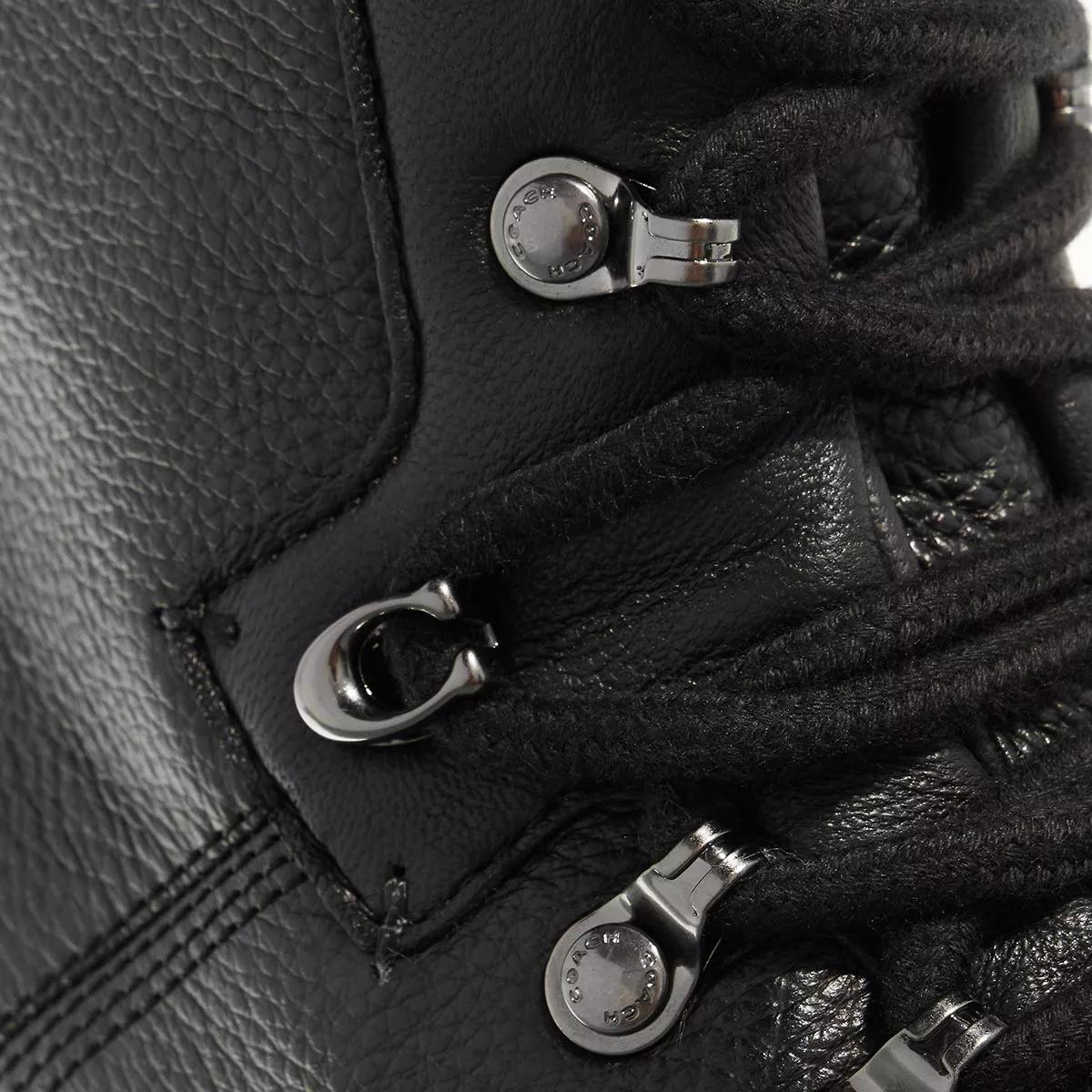 Coach Boots & Stiefeletten - Callan Leather Boot - Gr. 39,5 (EU) - in Schwarz - für Damen von Coach