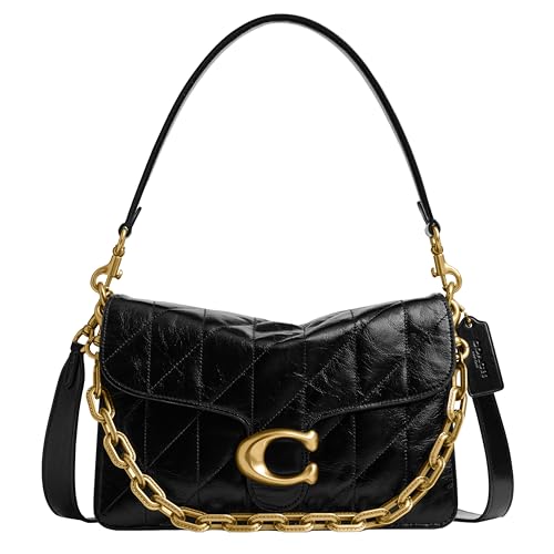 Coach Chain Tabby Umhängetasche, B4/Schwarz, Einheitsgröße, Chain Tabby Umhängetasche von Coach