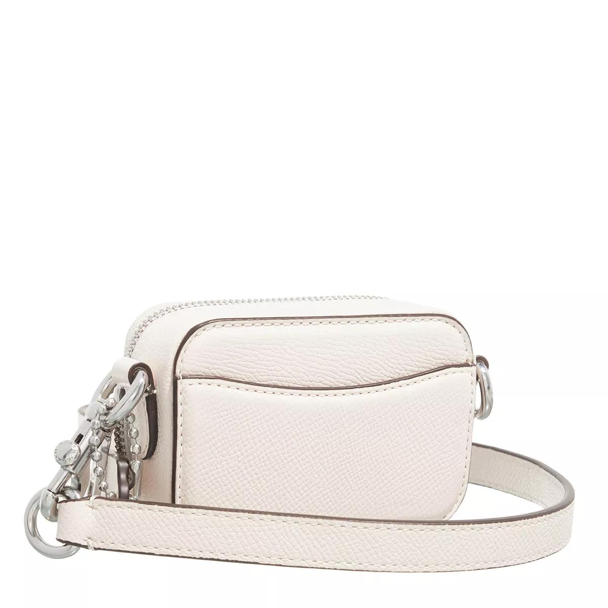 Coach Crossbody Bags - Crossbody Pouch In Crossgrain Leather - Gr. unisize - in Creme - für Damen von Coach