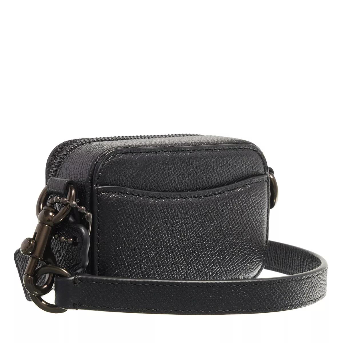 Coach Crossbody Bags - Crossbody Pouch In Crossgrain Leather - Gr. unisize - in Schwarz - für Damen von Coach