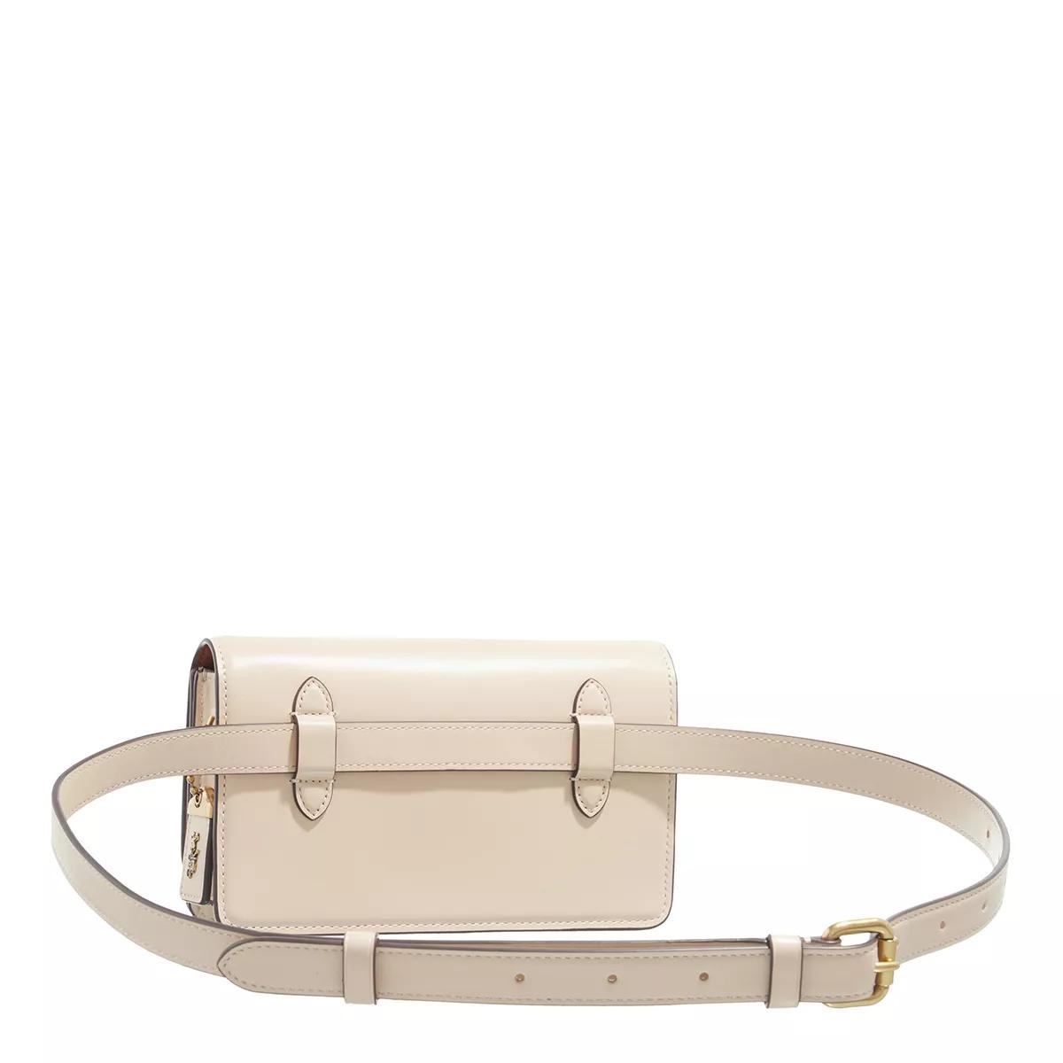 Coach Crossbody Bags - Luxe Refined Calf Leather Bandit Belt Bag - Gr. unisize - in Creme - für Damen von Coach