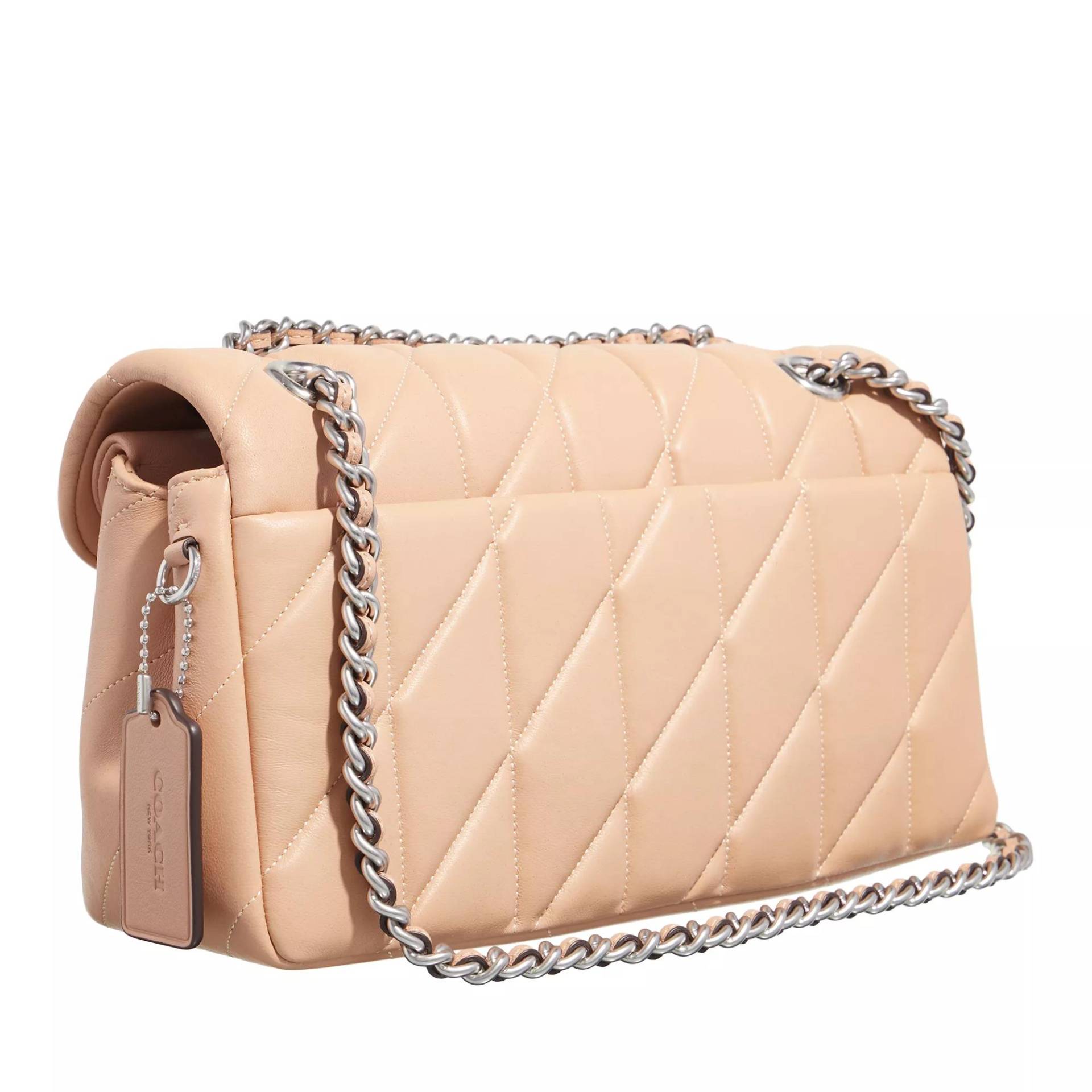 Coach Crossbody Bags - Quilted Leather Covered C Tabby Shoulder Bag 26 Wi - Gr. unisize - in Beige - für Damen von Coach